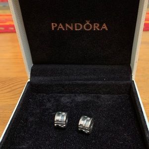 2 Authentic Pandora Clips